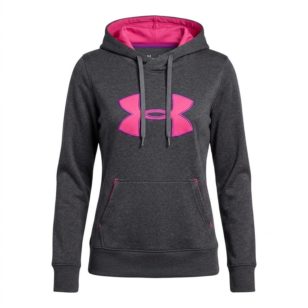 Under Armour Women's Big Logo Fleece Pullover Hoodie